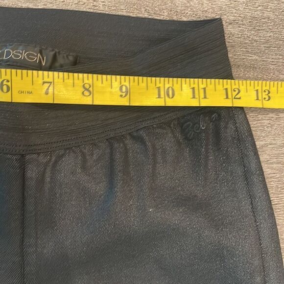 Goldsign Zebra coated black leggings size 27 - Picture 7 of 10